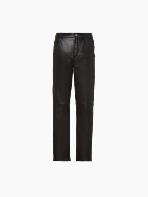 Miu Miu Nappa leather five-pocket pants