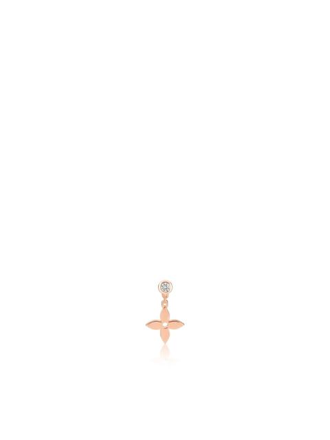 Idylle Blossom Ear Stud, Pink Gold And Diamonds - Per Unit