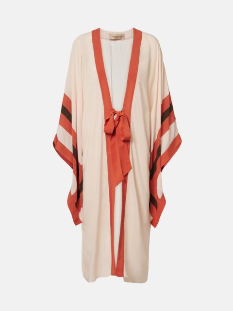 ADRIANA DEGREAS Striped kaftan