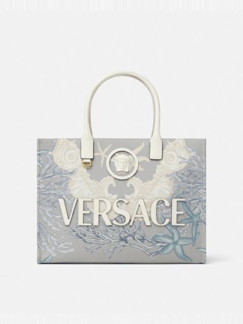 VERSACE La Medusa Barocco Sea Canvas Tote Bag
