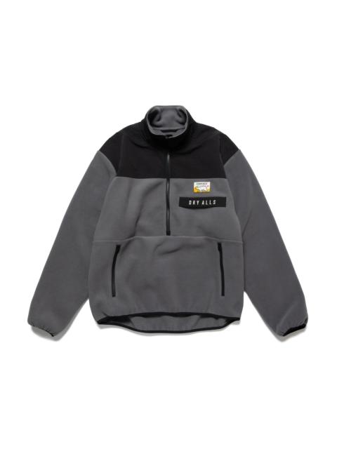 Human Made Human Made Fleece Half-Zip Pullover Grey