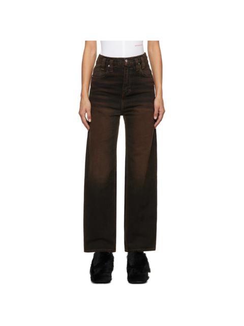 ECKHAUS LATTA Black Baggy Jeans