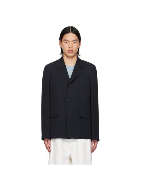 Jil Sander Navy Single-Breasted Blazer