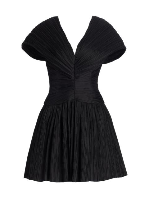 SIMKHAI Women's Avarie Ruched Minidress - Black