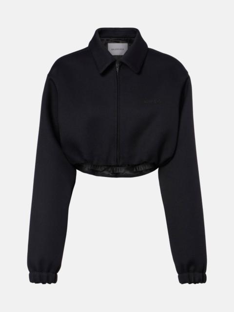 BALENCIAGA Cropped blouson jacket
