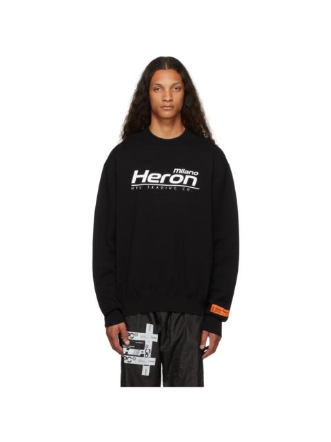 Heron Preston Black Knit 'Trading' Sweater