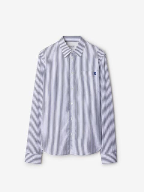 Burberry Relaxed Fit Striped Cotton Shirt