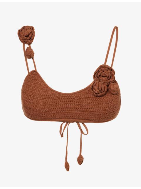 DEVON WINDSOR Adrienne Crochet Bikini Top