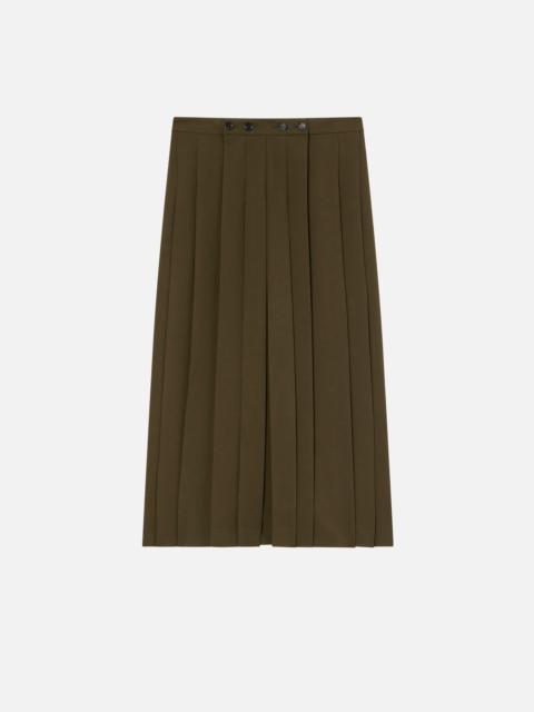 PINKO LONG SKIRT WITH PLEATING