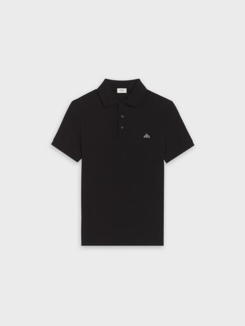 CELINE EMBROIDERED POLO PIQUÉ IN COTTON WITH ANDRÉ BUTZER COLLABORATION