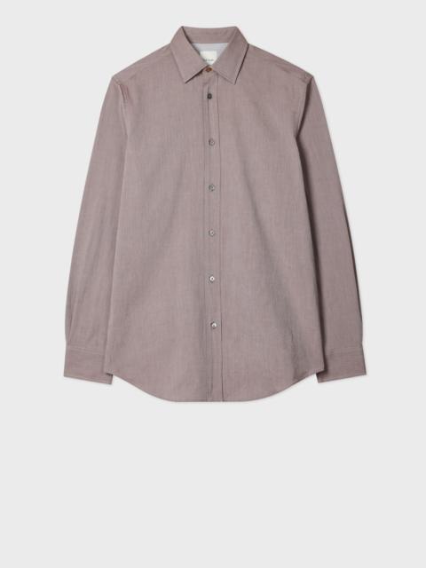 Paul Smith Tailored-Fit Light Brown Chambray Shirt