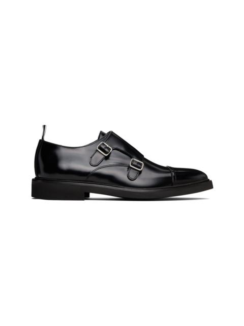 Thom Browne Black Soft Spazzolato Double Monkstraps