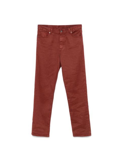 logo-patch jeans
