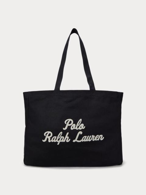 Polo Ralph Lauren Embroidered Canvas Tote