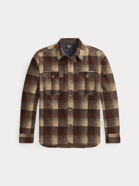 RRL by Ralph Lauren Plaid-Print Corduroy Workshirt