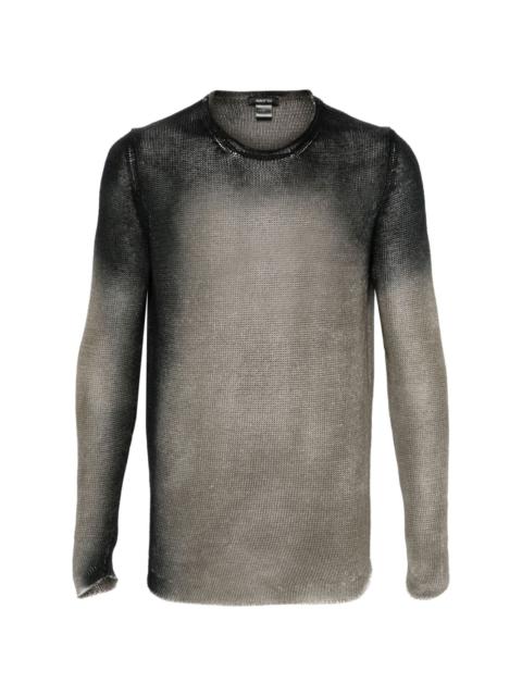 Avant Toi faded linen jumper