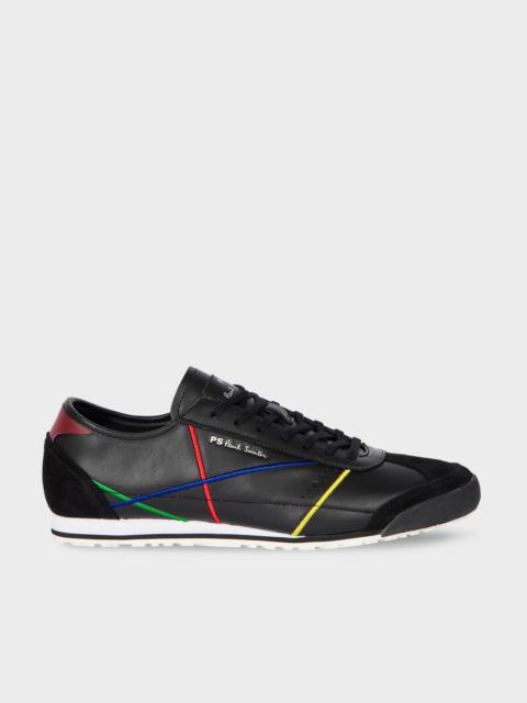 Paul Smith Black Embroidery 'Mestre' Trainers