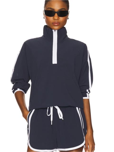 BEYOND YOGA Contrast Half Zip Pullover