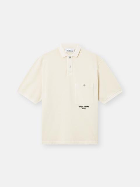 Stone Island 2200004 ORGANIC COTTON MACRO PIQUÉ_STONE ISLAND MARINA