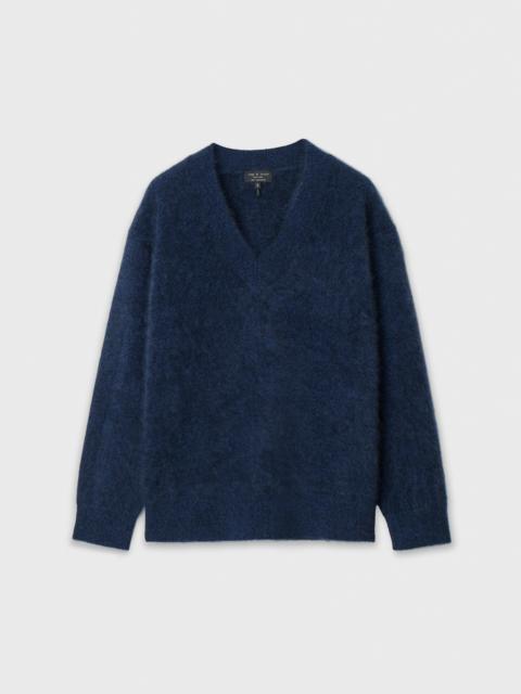 rag & bone Jada Brushed Cashmere V-Neck