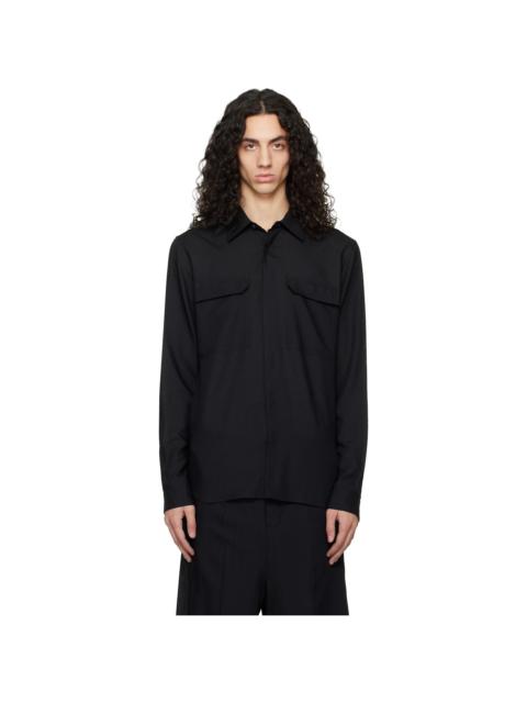 Rick Owens Black Temple Work Shirt