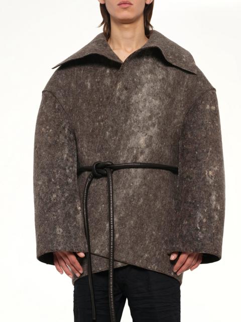 Rick Owens Felted Dracucollar in Black