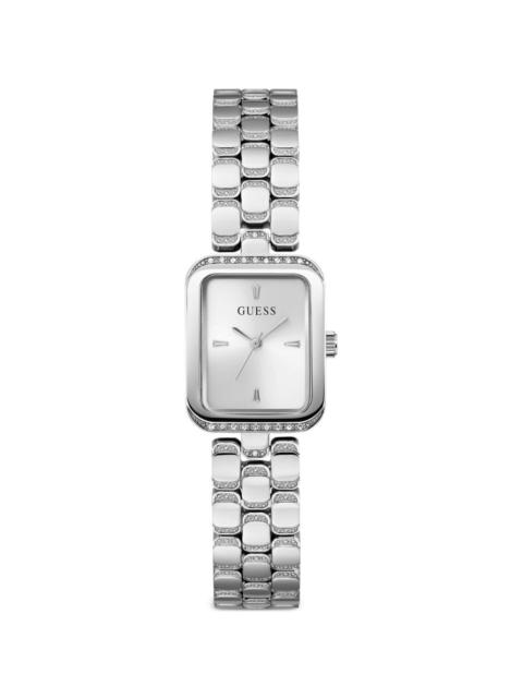 GUESS USA crystal-embellished 22mm watch