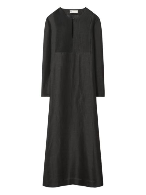 TORY BURCH pleated-panel caftan
