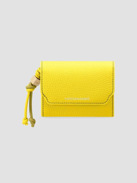 MAISON de SABRÉ Women's Leather Trifold Wallet - Daisy Martini