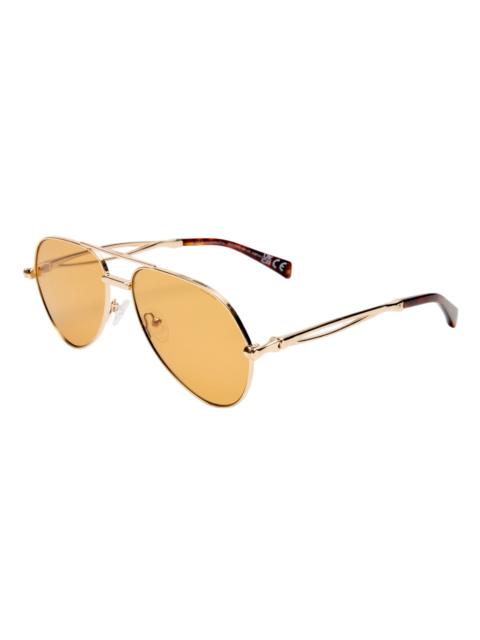 Ksubi THE MONTANA SUNGLASSES GOLD AMBER