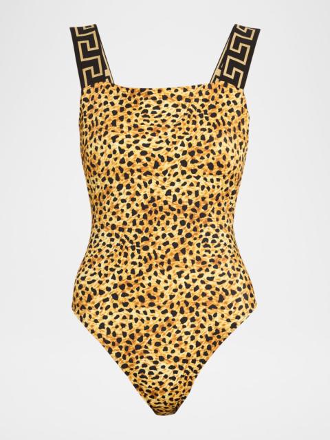 VERSACE Cheetah One-Piece Swimsuit