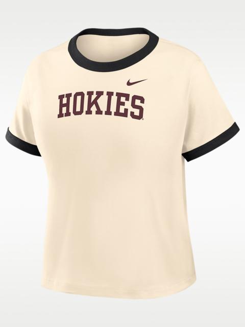 Nike Nike College (Virginia Tech Women's Ringer T-Shirt