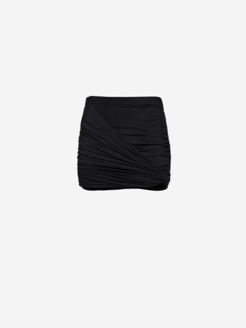 MAGDA BUTRYM DRAPED MINI SKIRT