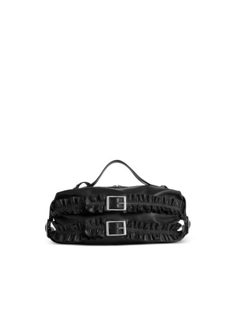 Simone Rocha biker leather tote bag