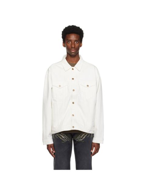 Y/Project White Classic Wire Denim Jacket