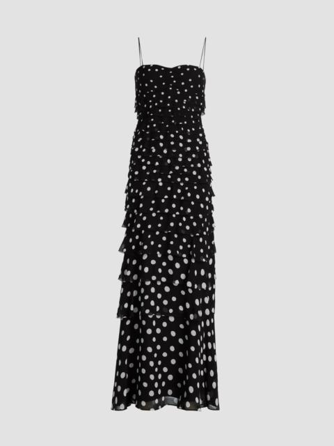 SALONI Women's Niki Polka Dot Maxi Dress - Polka Scatter