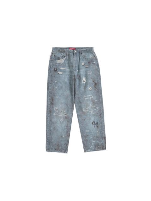 Supreme HJR Trompe L'oeil Loose Fit Jean Blue