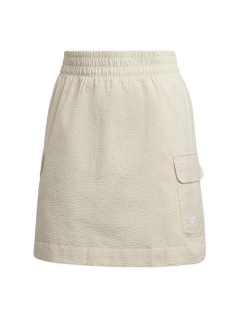 adidas (WMNS) adidas Adicolor Classics Poplin Skirt 'White' HL9303
