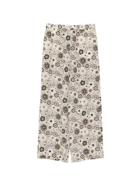 Aspesi floral-print trousers
