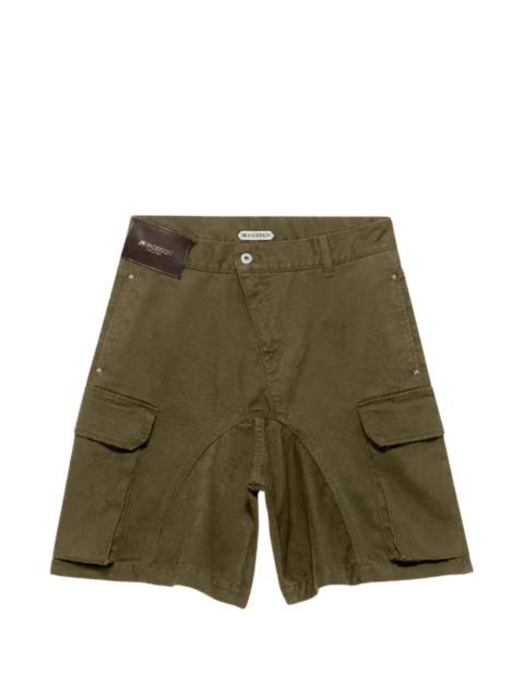 JW Anderson logo-patch cargo shorts