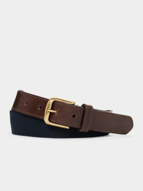 TODD SNYDER Italian Webbed Cotton Belt