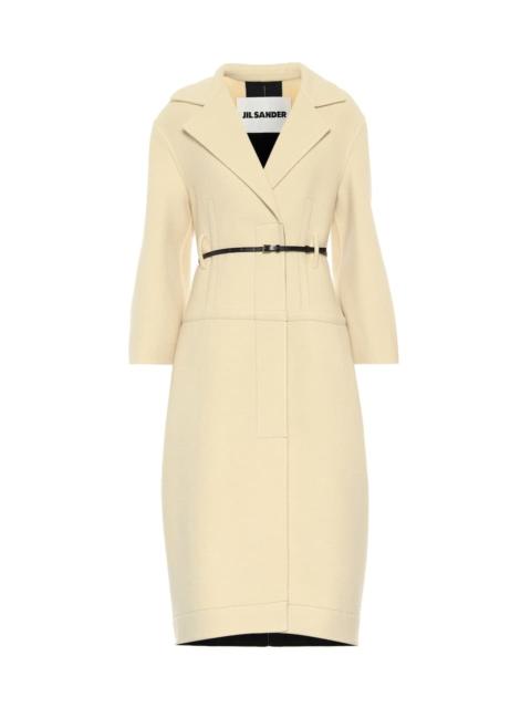 Jil Sander Belted virgin wool coat
