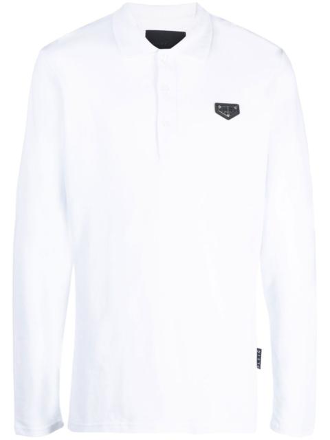 PHILIPP PLEIN logo-plaque polo shirt