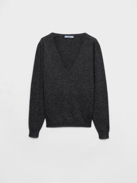 Prada Cashmere V-neck sweater