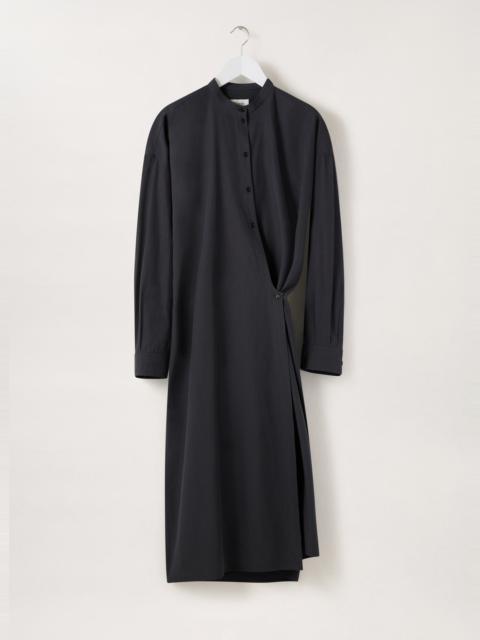 Lemaire OFFICER COLLAR TWISTED DRESS
