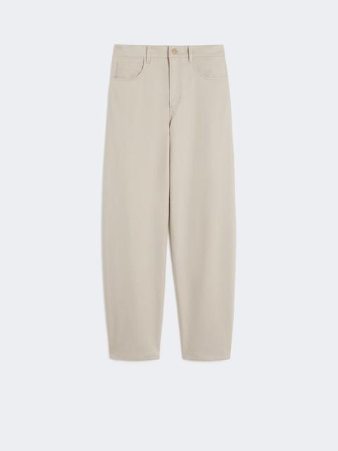 'S Max Mara Stretch bull denim trousers - NATURAL