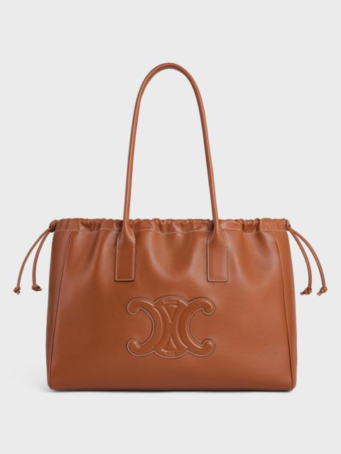 CELINE cabas drawstring cuir triomphe in Smooth Calfskin