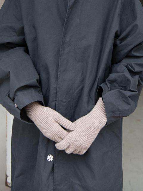 BASERANGE Ribbed Gloves
                  - Recycled Cashmere Rib