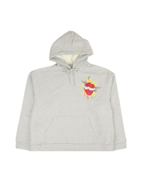 Who Decides War Crest Sacred Heart Hooded Pullover 'Grey'