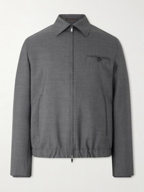SLOWEAR Wool-Canvas Blouson Jacket